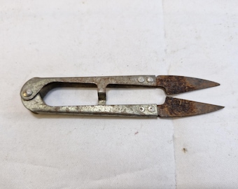 Tijeras japonesas vintage de acero al carbono para cortar hilos, para nigiri y basami.