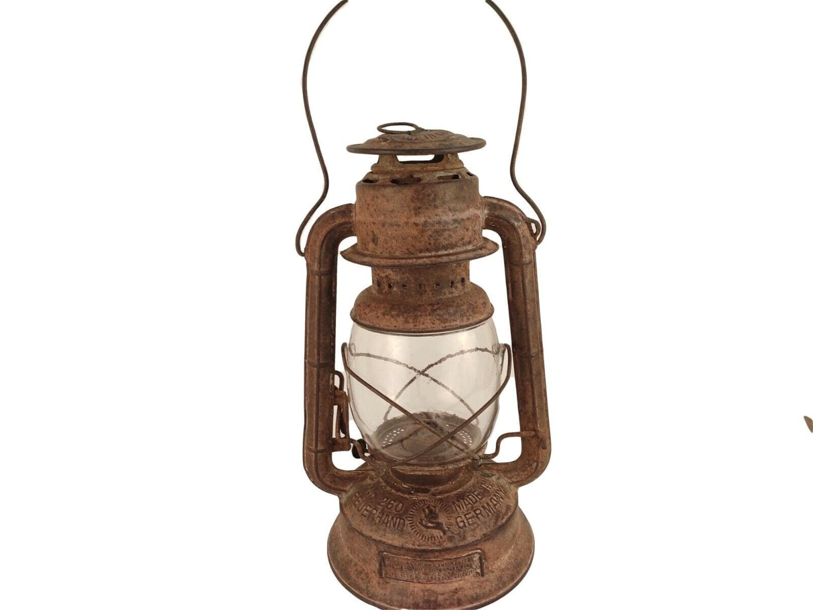 Feuerhand Nr 260 Oil Lantern, Vintage Metal Kerosene Lamp