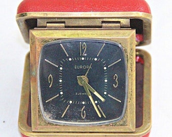 ANCIEN RÉVEIL DE Voyage JAZ remontage rare EUR 15,00 - FR