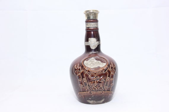 Vintage Rare Chivas Brothers Ceramic Bottle – Empty Collectible by Copeland Spode England, Scottish Bar Decor, Decorative Whisky Memorabilia