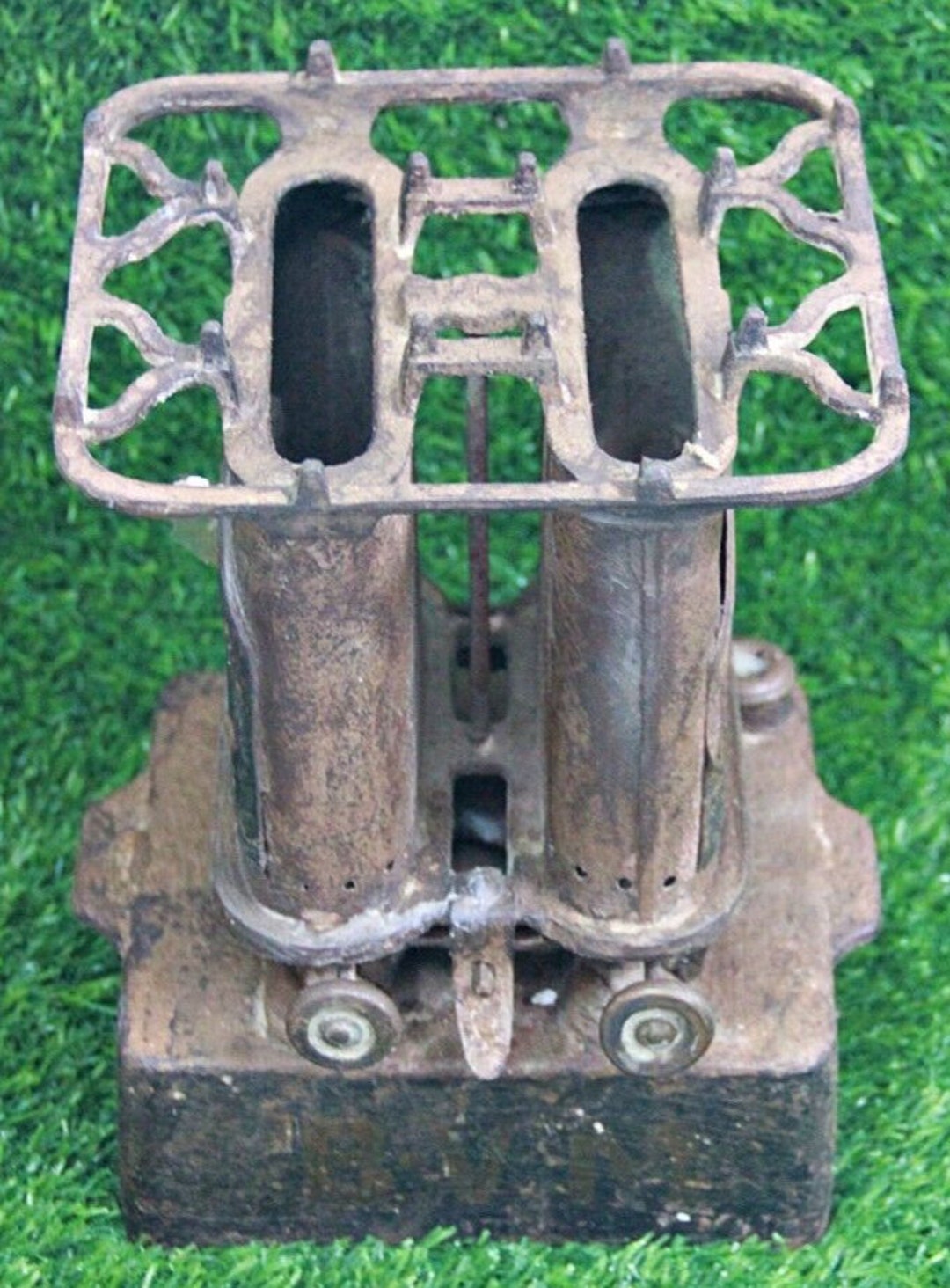 Vintage Beatrice Sad Iron Heater | Cast Iron Kerosene Stove
