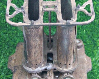 Vintage Beatrice Sad Iron Heater | Cast Iron Kerosene Stove | Primitive Farmhouse Decor