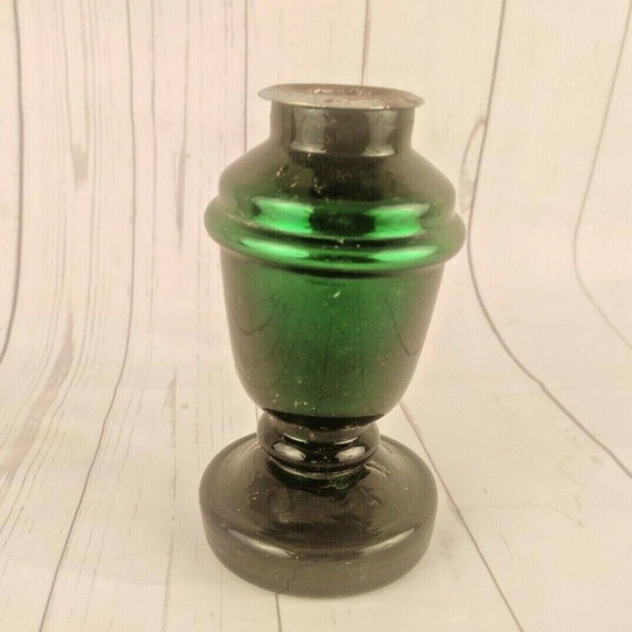 Rare Vintage Handcrafted Glass Candle Holder – Indian Collectible Antique Candle Stand Unique Retro Lighting Decor Elegant Home Accent Piece