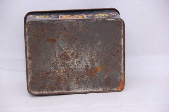 【希少】イマン アンナ ビード入り ミディ BOX缶 Vintage Indian Veena Tin Box: Scent of Flowers Perfume Collectible