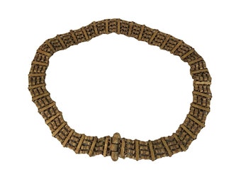 Vintage Tribal Kamarbandh Waist Chain: Ethnic Silver Tone Metal Belly Chain