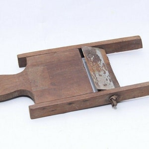 Vintage Hand-Punch Vegetable Wooden Grater–  Rustic Kitchen Cutter, Collectible Handmade Grater, Antique Charm Tool for Culinary Enthusiasts