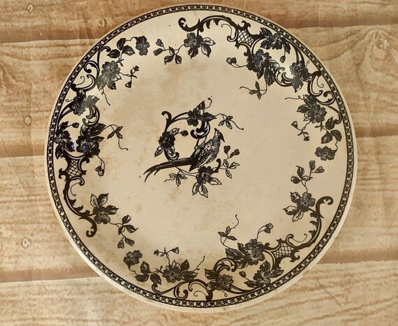 Rare Old Vintage Beautiful Hand Crafted Unique Design Bone China Dinnerware Plate Dishes, Decorative Collectible, Kitchen Use Serving Plates