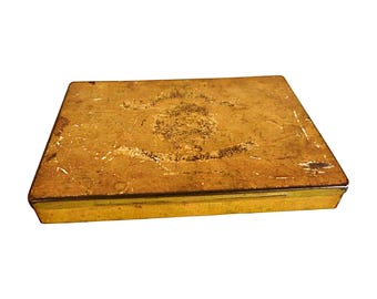 bishops move tobacco tin Antique 1920's Bishops Move Tobacco Tin