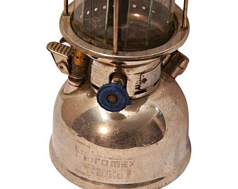 Lanterne à Kérosène Petromax Rapid 829 Fabriquée En Allemagne - 500 CP, Chromée, En Laiton Et Acier, Non Testée (occasion)