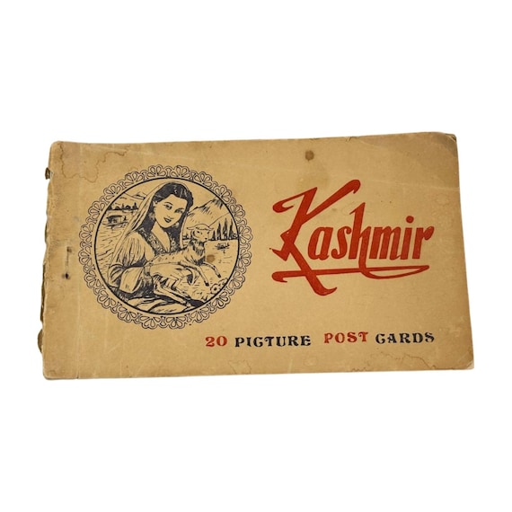 Antique Kashmir Postcard Collection Set of 20 Rare Vintage Pictorial Postcards Memorabilia Unique Historical Ephemera for Collectors & Decor