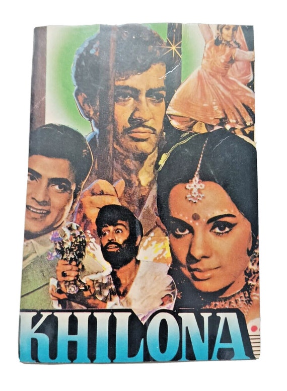 Original Bollywood Memorabilia– Vintage Litho Print Cinema Hall Lobby Card, Retro Indian Film Collectible, Rare Movie Poster for Enthusiasts