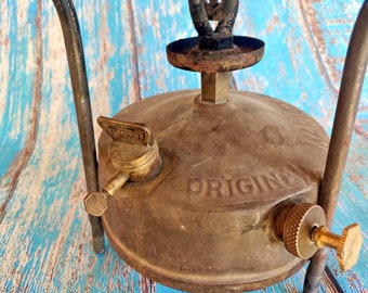 Vintage Marlex No.1 Brass Kerosene Camp Stove – Rare
