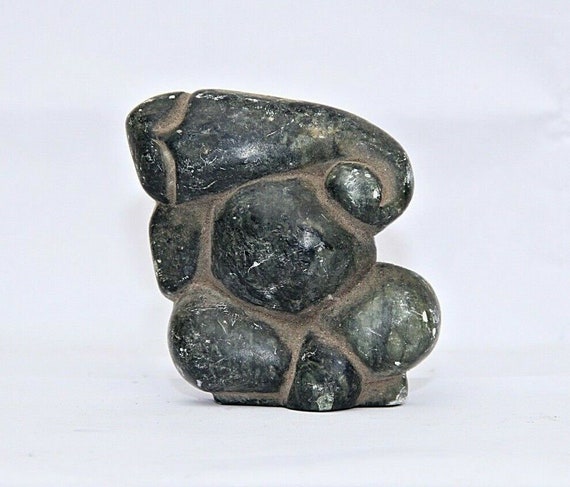 Handcrafted Vintage Marble Stone Lord Ganesha Statue – Old Antique Detailed Indian Art | Traditional Home Decor | Rare Spiritual Collectible