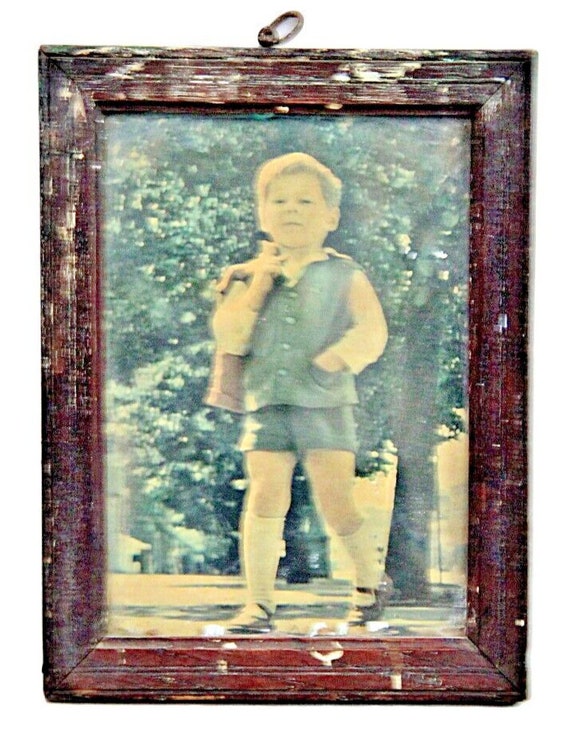 Rare Vintage English Children's Portrait Print– Exquisitely Framed Collectible Art | Timeless Wall Decor for Classic Interiors, Perfect Gift