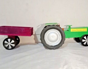 Handgemachte Holz Traktor Servierwagen : Rustikale Bauernhaus Dekoration