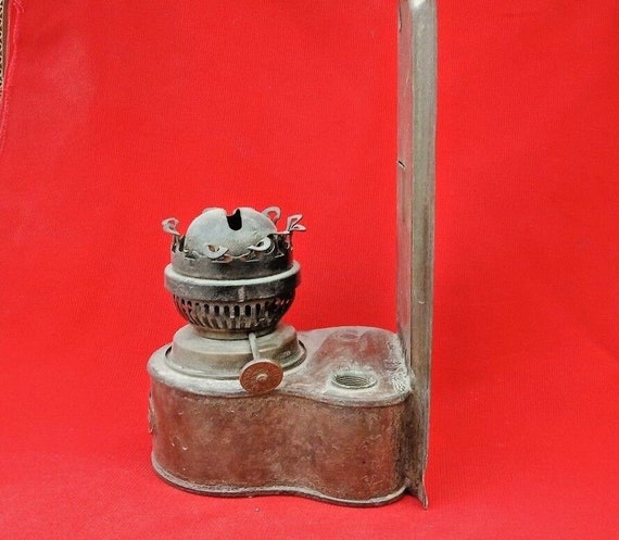 Old Antique Vintage Copper Kerosene Oil Lamp by J. Hinks & Son Birmingham Classic Wick Burner, Unique Home Décor, Collectible Lighting Piece