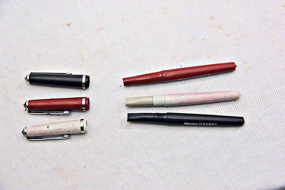 Lot of 3 Vintage Double Refill Ball Pens Made in India, Perfect for Collectors or Everyday Writing Gift for Pen Lovers Non-Refill Included
