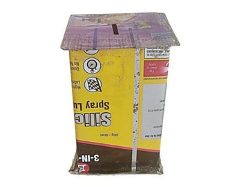 Handmade Indian Tin Coin Bank: Antique Money Safe, Rustic Decor