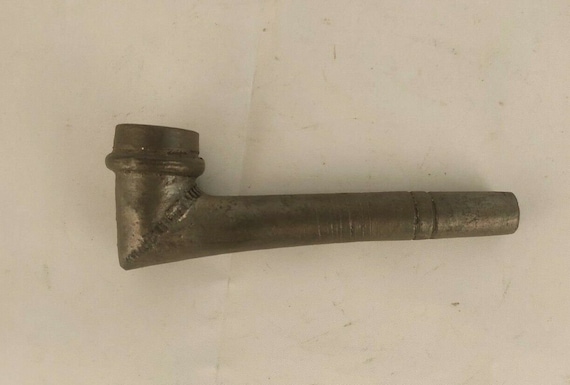 Handmade Metallic Polished Terracotta Hand Hookah Pipe Pocket Smoking PIPA from India Elegant Craftsmanship Unique Design for Smokers