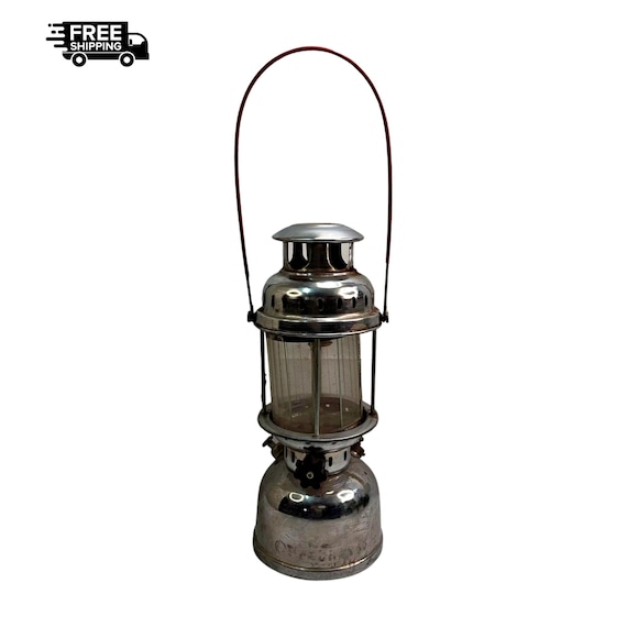 Vintage Prabhat Lantern No.426 – 300CP Kerosene Pressure Lamp, Petromax India, Camping Light Collectible