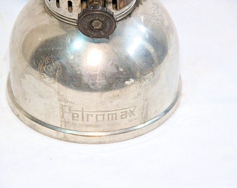 Vintage Petromax 826 Brass Chrome Lantern | German 450 CP Pressure