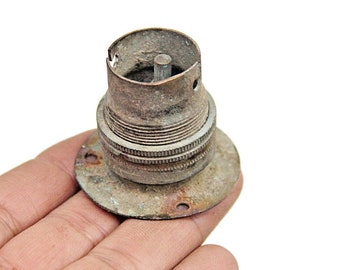 Vintage Brass Bulb Holder | Retro Edison Lamp Socket, Industrial Pendant Light Fitting
