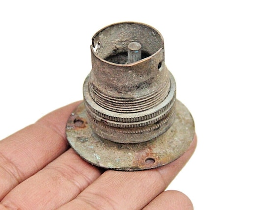 Vintage-Inspired Antique Brass Electric Bulb Holder – Unique Decorative Lighting for Home/Office | Timeless Design with Stylish Illumination