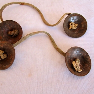 Handmade Iron Cymbals (Set of 2 Pairs): Vintage Holy Music Instrument