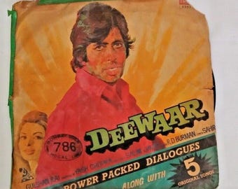 Rare Polydor India Movie Music Vinyl Record: Vintage Collectible
