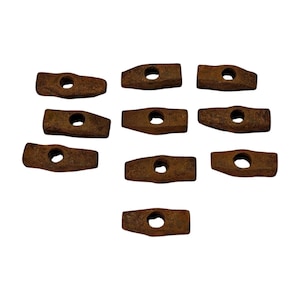 Vintage Iron Hammer Heads: Antique Jeweler&#39;s Tools, Set of 10