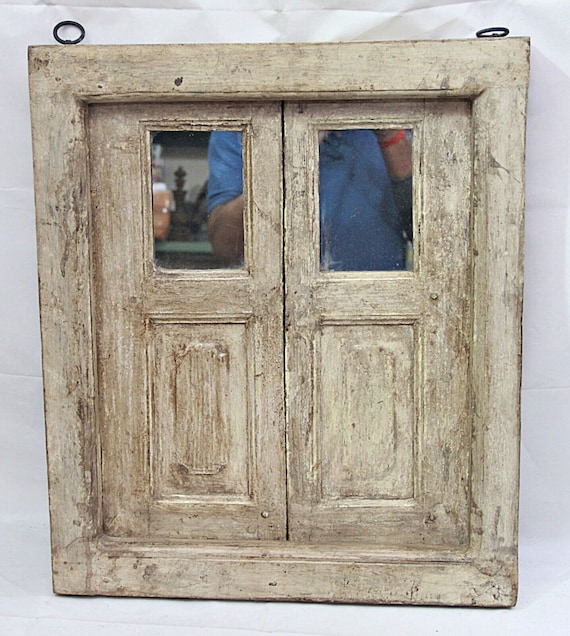 Old Vintage Wooden Opening Window - Elegant Wall Hanging Decorative Piece for Home, Unique Collectible Vintage Decor, Rustic Style