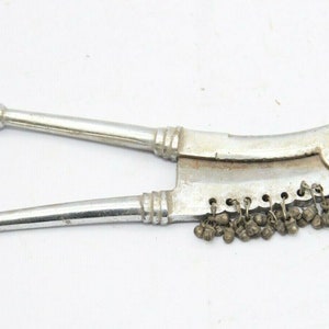 Vintage Brass Betel Nut Cutter (Sarrota) – Antique Hand Crafted Nut Cracker | Rare Indian Collectible | Retro Unique Handmade Brass Artifact