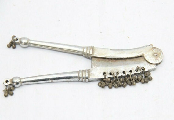 Vintage Brass Betel Nut Cutter (Sarrota) – Antique Hand Crafted Nut Cracker | Rare Indian Collectible | Retro Unique Handmade Brass Artifact