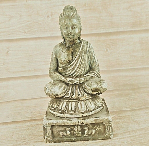 Lord Mahavira Marble Statue, Vintage Jain Idol, Rare Sculptural Art, Handmade Collectible Hindu Figurine, Spiritual Decor