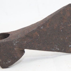 Forged in Time Vintage Indian Hand-Forged Iron Axe Head– Rustic Campfire & Kitchen Wall Art | Unique Industrial Decor Piece Rare Collectible