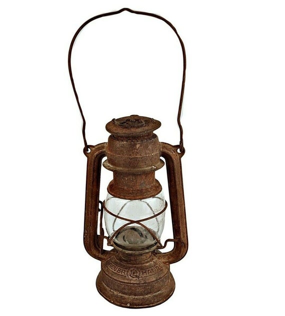 Vintage German Nier Feuerhand Kerosene Lantern (#Nr.275) Antique Oil Lamp Collectible Classic Firehand Lantern Rustic Home or Cabin Decor G7