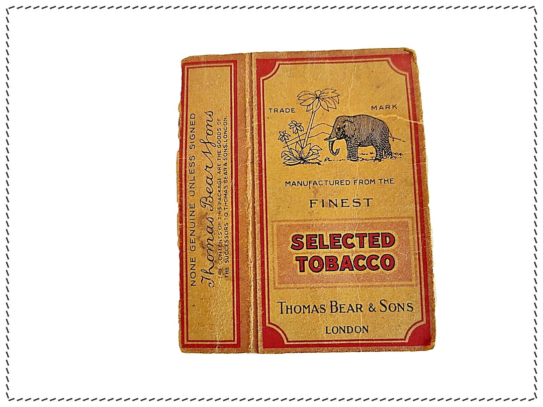 honeydew tobacco Vintage Honeydew Tobacco Packet, Thomas Bear & Sons London Ephemera