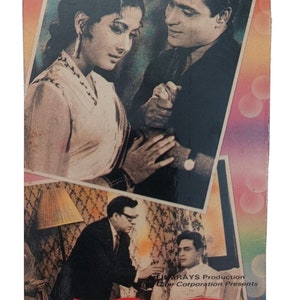 Lobby Card originale d'epoca - Rara stampa litografica del cinema indiano, cimelio retrò di Bollywood per gli amanti del cinema e decorazione murale da collezione