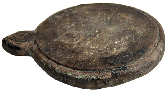 Vintage Handmade Stone Chapati Roti Bread Maker Chakla Rolling Board f Authentic Kitchen Experience, Durable Stylish Kitchenware Collectible