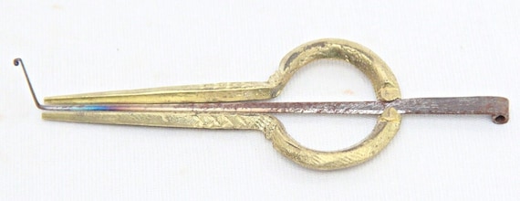 Authentic Brass Morchang, Vintage Rajasthan Folk Instrument - Ideal for Music Lovers, Exquisite Handcrafted Ethnic Musical Piece, Unique