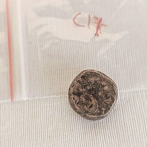 Mughal Empire Copper Coin: 16th-18th Century Islamic Indian Artifact