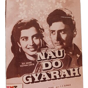 Original indische Film-Lobby-Karte - Vintage Litho-Druck Kino-Kunst, klassische Bollywood-Erinnerungsstücke für Filmliebhaber und Sammlerstück-Wohndekoration