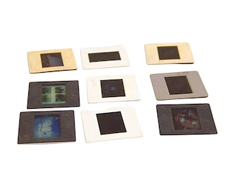 Vintage 35mm Film Slides Lot: Retro Photography Collectibles