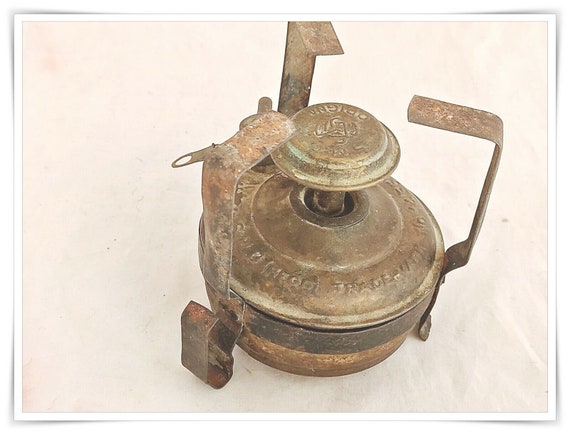 Vintage Small Iron Brass Stove India | Original S.M.D Reg Stove | Old Antique Brass Stove Décor | Beautiful Rustic Stove | Unique Gift
