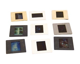 ヴィンテージ35mmフィルムスライドロット：レトロ写真コレクション