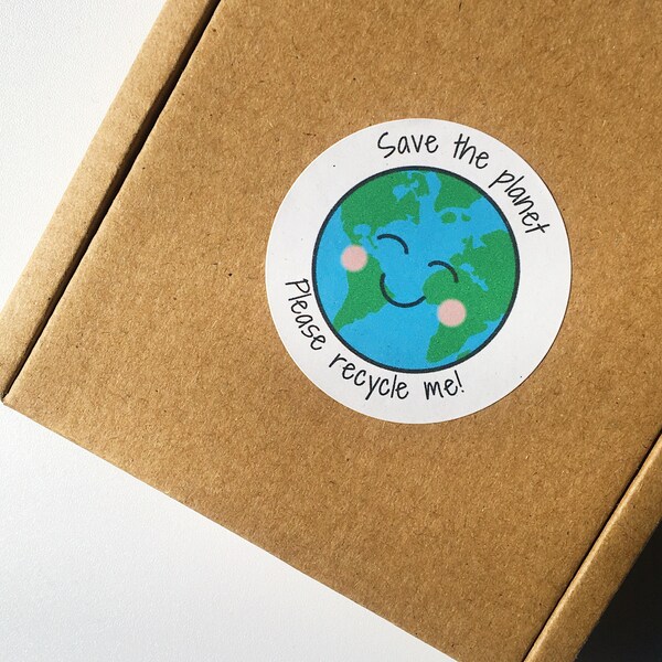 Recyclingpapier Sticker: Umweltfreundliche Verpackungsetiketten