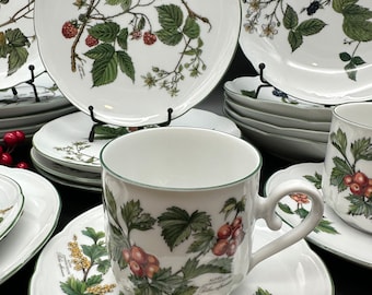 Vintage Seltmann Weiden Gloria Waldbeere Porcelain Dinner Coffee
