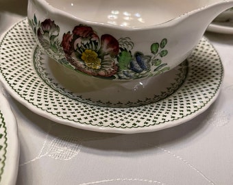 Mason's Paynsley Patt - Antique Dinner Service Green