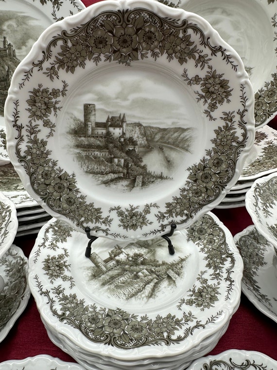 Vintage Seltmann Weiden Bavaria Barock Rheingau Dinner Service Set