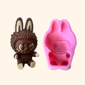 Labubu Silicone Mold - Flat Back - Food Grade